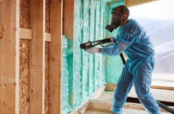 spray-foam insulation application